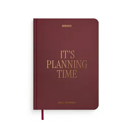 Планер-щоденник Orner "It's planning time" бордовий