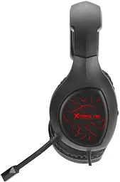 Дротова ігрова гарнітура Xtrike Me Gaming RGB Backlight GH-710, USB, 2x3.5mm, 2m, black - мініатюра 2