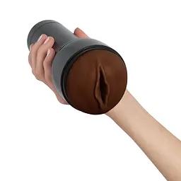 Мастурбатор-вагіна Kiiroo Feel Stroker Dark Brown для секс-машини Keon - мініатюра 7