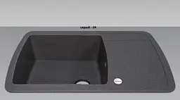Кухонна мийка Adamant Optimaks 775x495x200 сірий 525223, Сірий - мініатюра 2