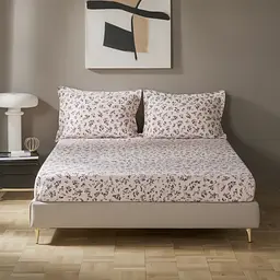 Трикотажний комплект: простирадло на резинці 180*200 см з наволочками, blooms 004-107-18-48-3-7 - мініатюра 2