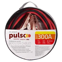 Пускові дроти прикурювання Pulso 300А до -45 +80°C 3 Метра в сумці (ПП-30130-П) - мініатюра 2