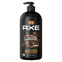 Гель для душу та шампунь AXE Dark Temptation 900 мл