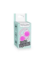 Вагінальні кульки Toy Joy Funky Love, 3.5 см, пурпурний - мініатюра 2