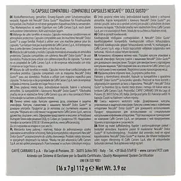 Кава в капсулах Carraro Dolce Gusto Puro Arabica, 16 капсул - мініатюра 2