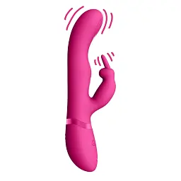 Вібратор-кролик Vive May G-Spot 22 см рожевий - мініатюра 3