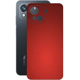Защитная пленка StatusSKIN для Blackview Oscal C80 Case Vinyl красная матовая
