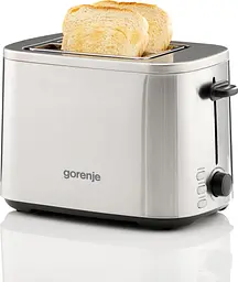 Тостер 800Вт, пластик, сріблястий Gorenje teh0025674 - мініатюра 4