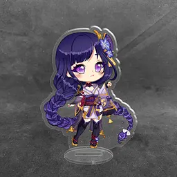 Акрилова колекційна фігурка Геншин Імпакт - Genshin Impact Chibi Сегун Райден 10 см - мініатюра 2