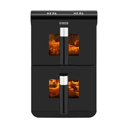 Аэрофритюрница двухкамерная NOVEEN AF5050 DoubleCrisp X-LINE 11л - мініатюра 2