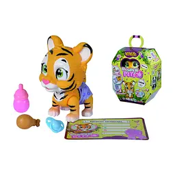 Ігровий набір Simba Pamper Petz Тигреня, що п'є і пісяє, з кольоровою лапкою, 3 аксесуари-сюрпризи (5953575)