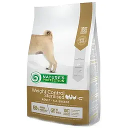 Сухий корм для собак Nature's Protection Weight Control Sterilised Adult all breeds 4 кг (NPS45660)
