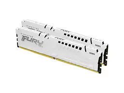 Пам'ять для настільних комп'ютерів Kingston FURY 32 GB (2x16GB) DDR5 5600 MHz Beast EXPO White (KF556C36BWEK2-32) - мініатюра 1