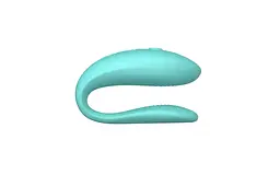 Смарт-вібратор для пар We-Vibe Sync Lite Aqua, 10 віброрежимів, можна поєднувати з проникним сексом - мініатюра 2