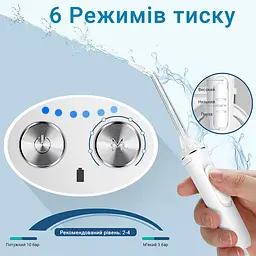 Іригатор H2ofloss HF-3pro White - мініатюра 6