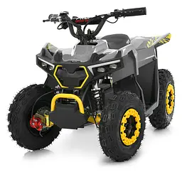 Електроквадроцикл 1000W до 25 км/год сіро-жовтий (HB-FFG1000-11-6)