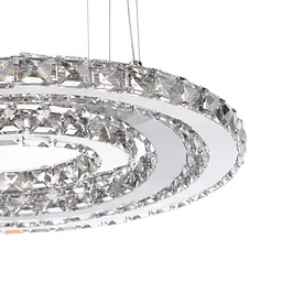 Люстра підвісна Brille кришталева LED 39W WW CH (BR-969S/3) - мініатюра 5