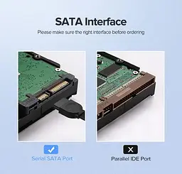Кабель Ugreen Angled SATA 3 Data Cable 0.5m Black US217 (30797) - мініатюра 6