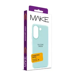 Чохол MAKE Xiaomi Poco X8 Pro Silicone Green - мініатюра 2