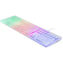 Клавіатура Vinga KB410 white - мініатюра 1