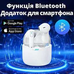 Слуховий апарат AIMED Hearing Aid NO-EARBUDS Series P18 з підключенням Bluetooth та кейсом для зарядки колір білий - мініатюра 7