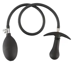 Анальна пробка Orion Inflatable Plug, 8 см (чорний)
