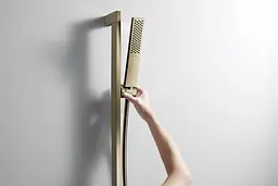 Ручний душ Hansgrohe Pulsify E 1jet EcoSmart brushed bronze 24320140 - мініатюра 2