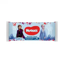 Вологі серветки Huggies Frozen All Over Clean, 168 шт. (3 уп. по 56 шт.) - мініатюра 2