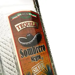 Текіла Sombrero Negro Silver, 38%, 0,7 л - мініатюра 3