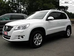Дефлектори вікон вітровики для Volkswagen Tiguan 2007-2016 Хром молдинг - мініатюра 2