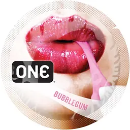 Презервативи One Flavor Waves Bubblegum фіолетові 3 шт. (ROZ6400230334) - мініатюра 2