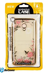 Панель BeCover Flowers Series для Huawei GR5 2017 Gold (701295) - мініатюра 3