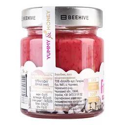 Мед-крем Beehive FruBee, з чорною смородиною, 250 г (823882) - мініатюра 3