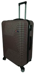 Велика пластикова валіза на колесах 115L Polo коричнева GD sum0028670 - мініатюра 3
