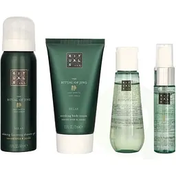 Подарунковий набір Ritual of Jing Bath and Body: пінистий гель для душу 50 мл + крем для тіла 70 мл + суха олія 50 мл + спрей для тіла 20 мл - мініатюра 2