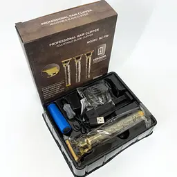 Професійна машинка для стриження BZ-T99/WS-T88 120 хв роботи 4 насадки компактні розміри - мініатюра 3