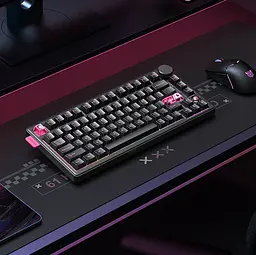 Клавіатура Onikuma ігрова бездротова для ігор з RGB підсвіткою та 3 режимами підключення до 600 годин роботи чорний - мініатюра 8