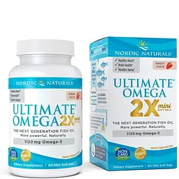 Жирні кислоти Ultimate Omega 2X, 60 міні капсул Nordic Naturals fit0023695 - мініатюра 1