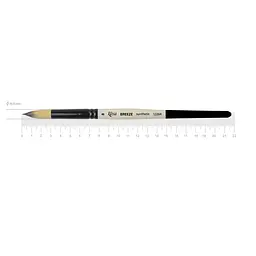 Пензель синтетика кругла Breeze 1226R №8 коротка ручка ROSA (4823098535263)