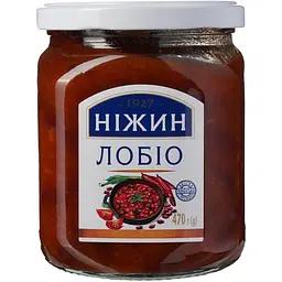 Квасоля червона Ніжин Лобіо в аджичному соусі 470 г