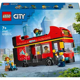 Конструктор LEGO City Красный двухэтажный экскурсионный автобус 384 детали (60407)