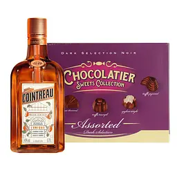 Набір: Лікер Cointreau 40% 0.7 л + Цукерки Chocolatier Sweets Collection Асорті 250 г