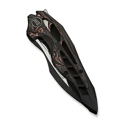 Ніж складаний туристичний Weknife Arrakis (8.8 см) Vanax / Titanium чорний з бронзою - мініатюра 4