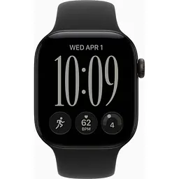 Смарт-годинник Apple Watch Series 12 GPS 42mm Black Aluminium Case with Black Sport Band - S/M (MJEA4RK/A) - мініатюра 2