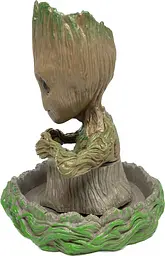 Горщик для квітів та канцелярії Грут Groot G2 + підставка пень - мініатюра 3