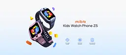 Дитячий годинник-телефон Mibro Z5, 1.69", 240x280, GPS, 2MP dual, 900мА·рік, 2АТM, розовий - мініатюра 2