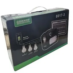 Ліхтар (станція) BL-80173 + 3 лампи + Powerbank + ЗУ220В (3 режими) - мініатюра 6