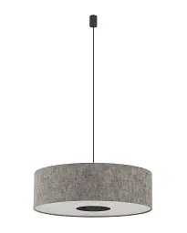 Підвісний світильник, люстра Nowodvorski 11675 Lago L E27 1x25W IP20 сірий