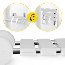 Сидіння для ванни та душу 4FIZJO відкидне, до 100 кг White (P-5905973406529) - мініатюра 9