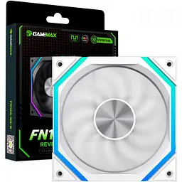 Вентилятор GameMax FN12A N2 120мм Reverse (FN12A-N2-RW) White - мініатюра 3